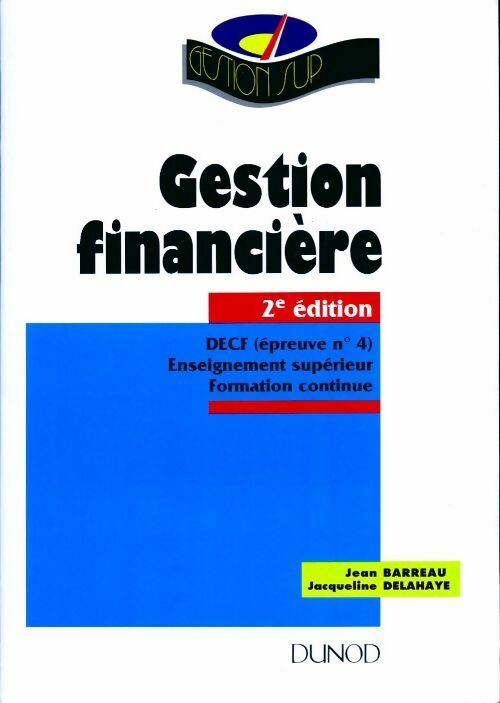 Livrenpoche : Gestion financière - Jean Barreau - Livre