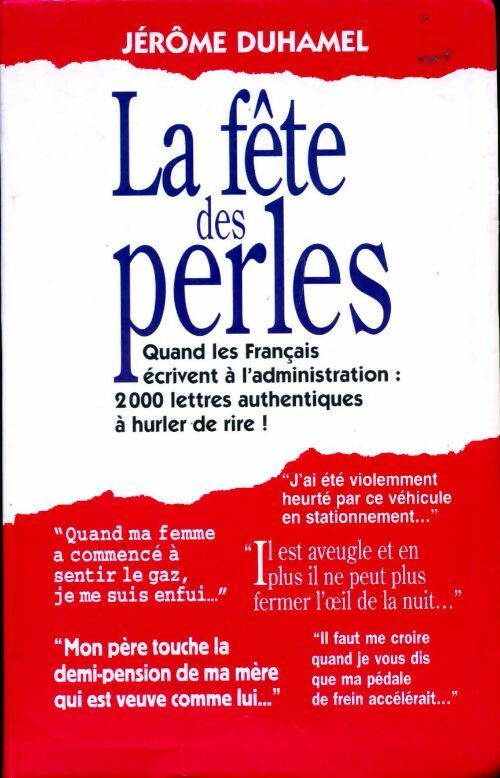 La fête des perles - Jérôme Duhamel -  Le Grand Livre du Mois GF - Livre
