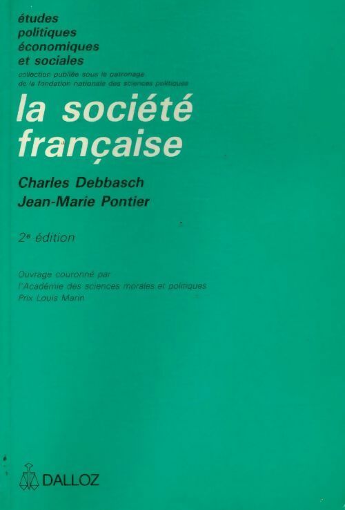 Livrenpoche : La société française - Charles Debbasch - Livre