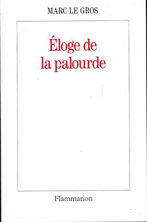 Livrenpoche : Eloge de la palourde - Marc Le Gros - Livre