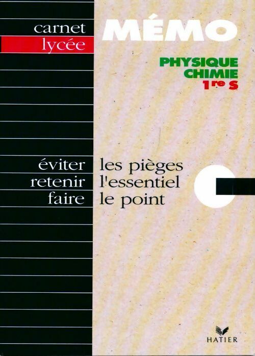 Livrenpoche : Physique Chimie 1ère S - Gérard Ansel - Livre