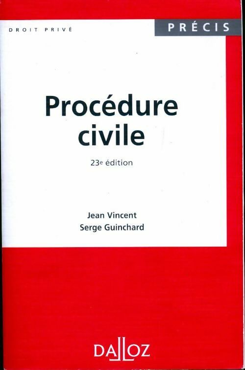 Procédure civile 1994 - Serge Guinchard - Livre