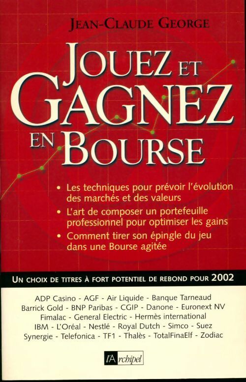 Livrenpoche : Jouez et gagnez en bourse - Jean-Claude George - Livre