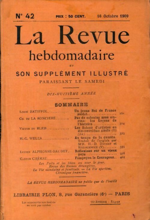 Livrenpoche : La revue hebdomadaire 18e année n°42 - Collectif - Livre