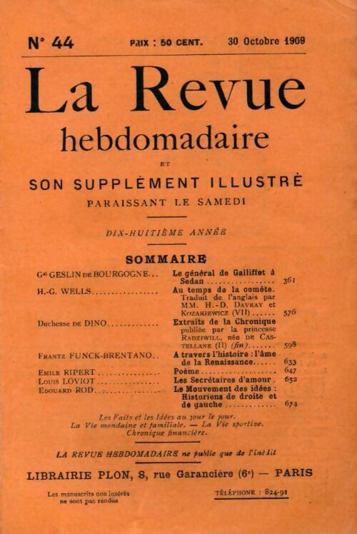 Livrenpoche : La revue hebdomadaire 18e année n°44 - Collectif - Livre