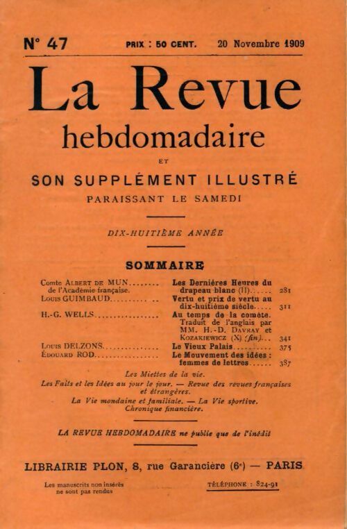 Livrenpoche : La revue hebdomadaire 18e année n°47 - Collectif - Livre