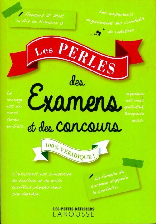 Les perles des examens et des concours - Collectif - Livre