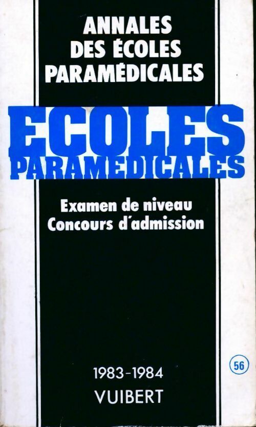 Livrenpoche : Ecoles paramédicales. Examen de niveau, concours d'admission 1983-1984 - Inconnu - Livre