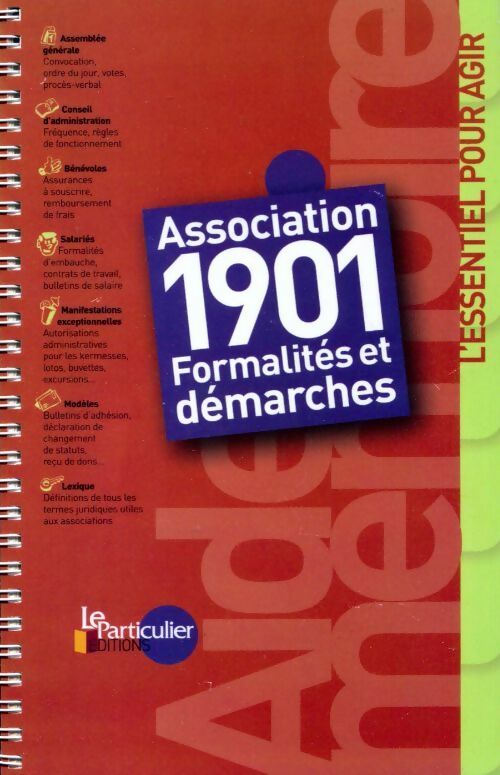 Livrenpoche : Association 1901. Formalités et démarches - Collectif - Livre