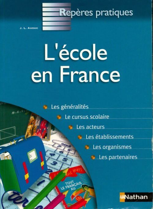 Livrenpoche : L'école en france - Jean-Louis Auduc - Livre
