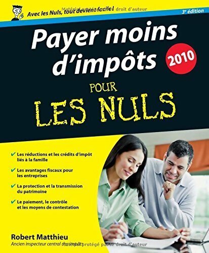 Livrenpoche : Payer moins d'impôts - Robert Matthieu - Livre