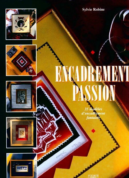 Livrenpoche : Encadrement passion. 35 modèles d'encadrements fantaisie - Sylvie Robine - Livre