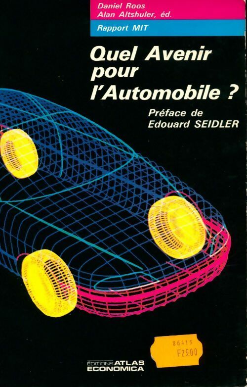Livrenpoche : Quel avenir pour l'automobile ? - Daniel Roos - Livre