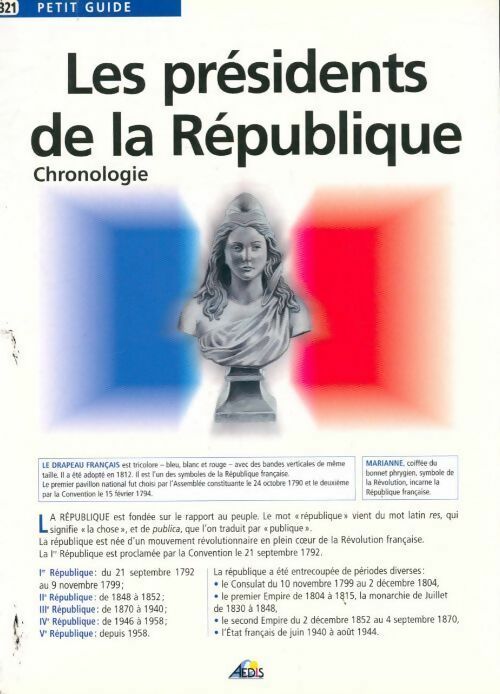 Livrenpoche : Les présidents de la République - Henri Medori - Livre