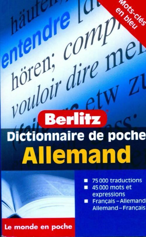 Livrenpoche : Dictionnaire de poche français-allemand, allemand-français - Inconnu - Livre
