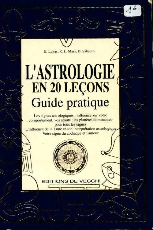 Livrenpoche : L'astrologie en 20 leçons - E Lukas - Livre