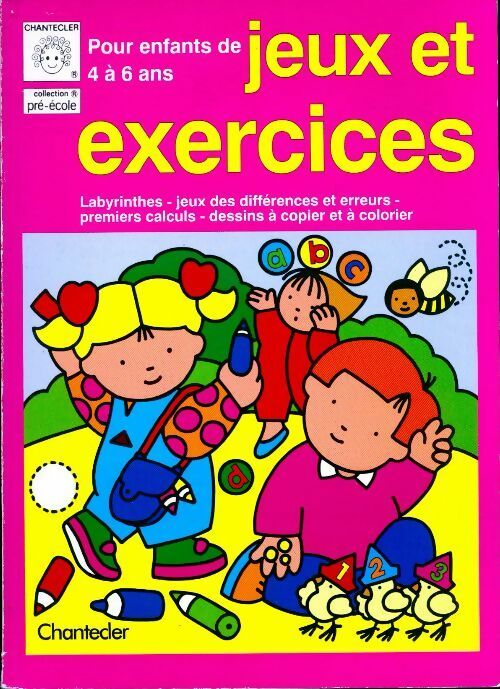 Jeux et exercices - Inconnu -  Pré-école - Livre