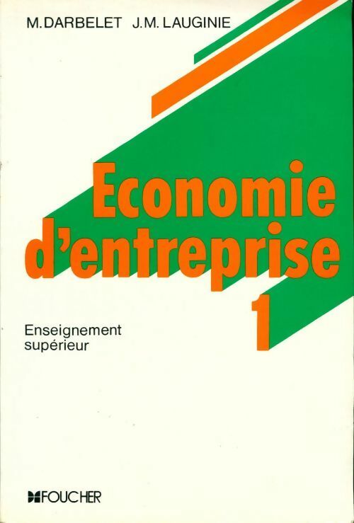 Livrenpoche : Économie d'entreprise Tome I - Jean-Marcel Lauginie - Livre