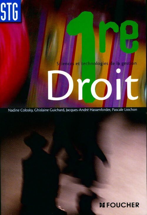 Livrenpoche : Droit 1ère STG - Collectif - Livre