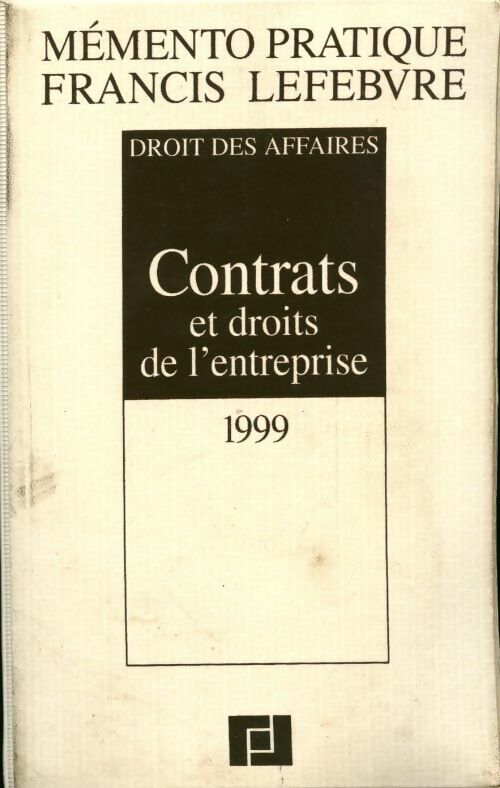 Livrenpoche : Contrats et droits de l'entreprise 1999 - Barthélémy Mercadal - Livre