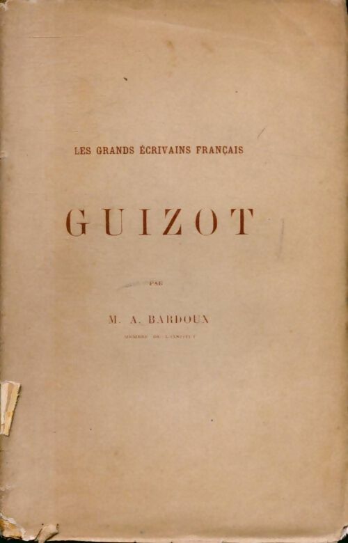 Livrenpoche : Guizot - Bardoux - Livre