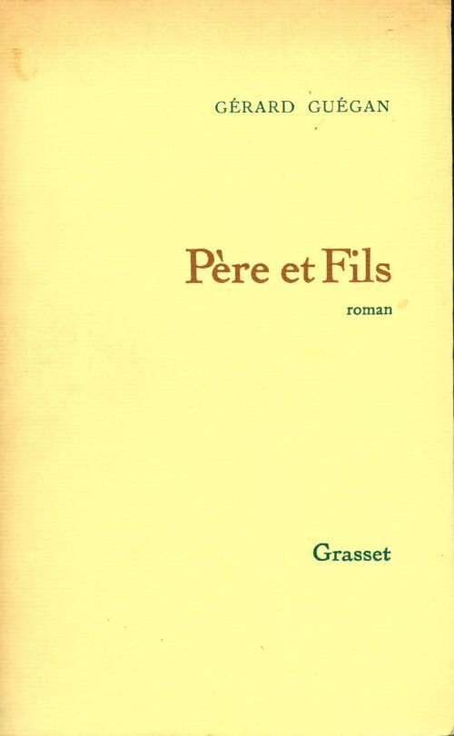 Livrenpoche : Pères et fils - Gérard Guégan - Livre