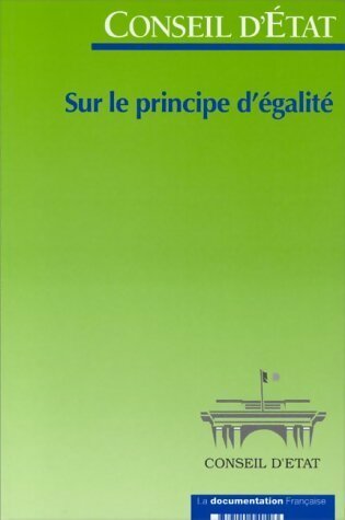 Livrenpoche : Sur le principe d'égalité - Collectif - Livre