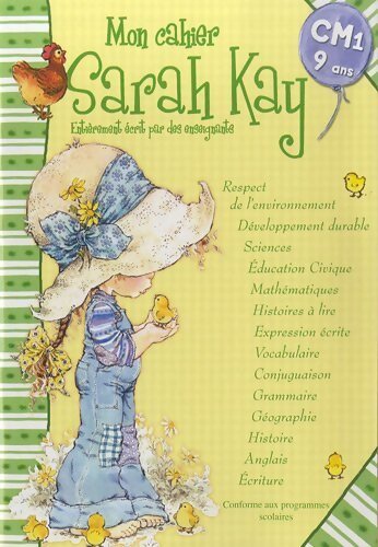 Livrenpoche : Mon cahier Sarah Kay CM1 - Madeleine Cardosi - Livre