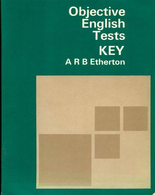 Objective English tests - A.R.B Etherton -  Longman GF - Livre