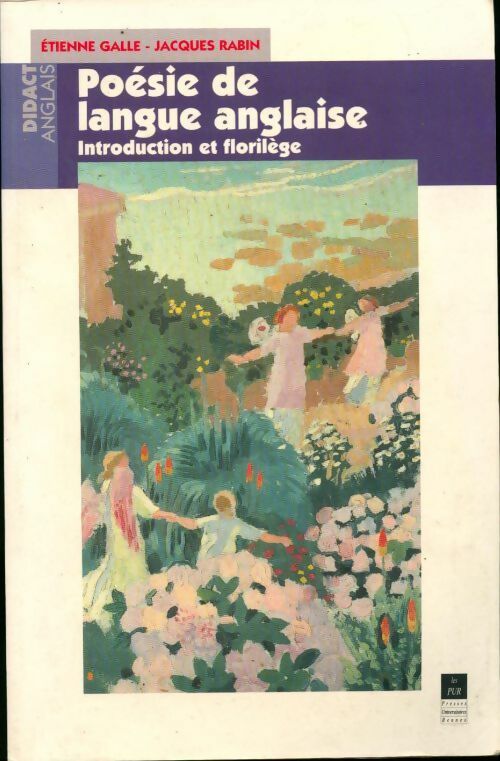 Livrenpoche : Poésie de langue anglaise - Etienne Galle - Livre
