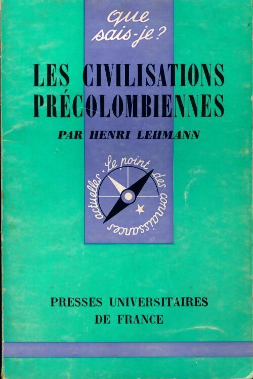 Livrenpoche : Les civilisations précolombiennes - Henri Lehmann - Livre