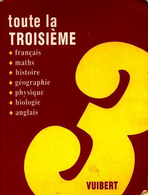 Livrenpoche : Toute la troisième - Alain De Castries - Livre