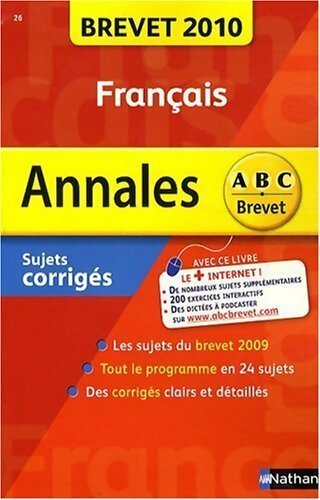 Français 3e : Sujets corrigés - Céline Mimouni -  Annales - Livre