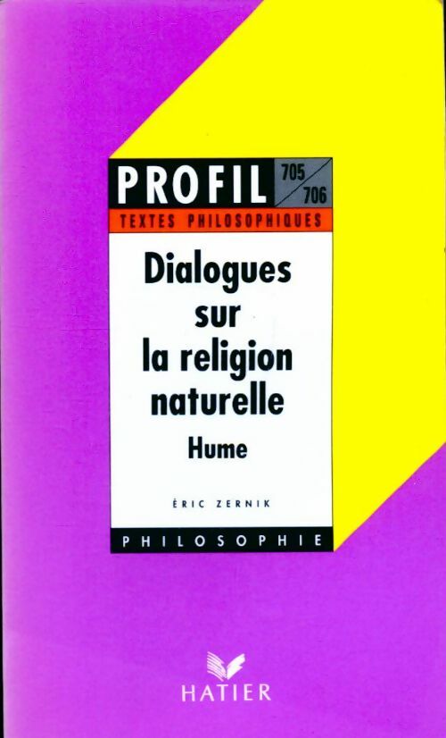 Dialogues sur la religion naturelle - David Hume - Livre