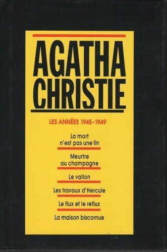 Livrenpoche : Les années 1945-1949 - Agatha Christie - Livre