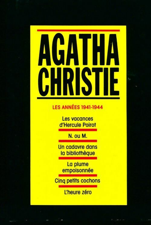 Livrenpoche :  tome VII Les années 1941-1944  - Agatha Christie - Livre
