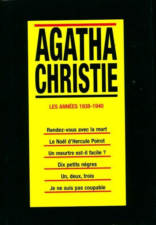 Livrenpoche : Les années 1938-1940 - Agatha Christie - Livre