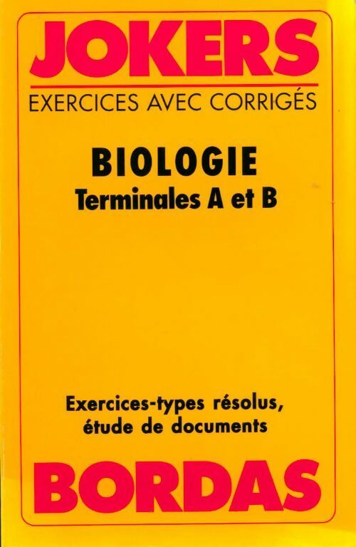 Livrenpoche : Biologie Terminales A, B  - Henriette Homassel - Livre