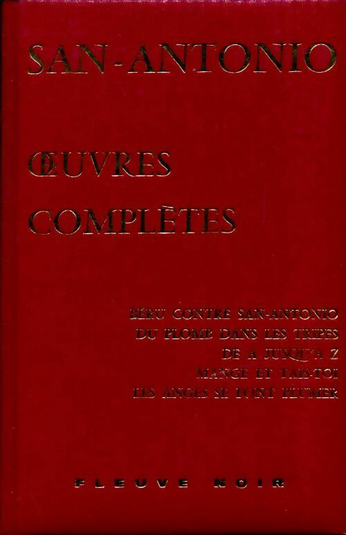 Livrenpoche : Oeuvres complètes Tome XII - San-Antonio - Livre
