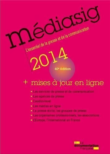 Livrenpoche : Mediasig 2014 - Collectif - Livre