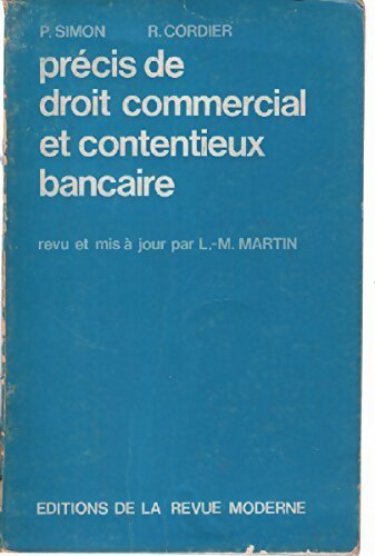 Livrenpoche : Précis de droit commercial et contentieux bancaire - P. Simon - Livre