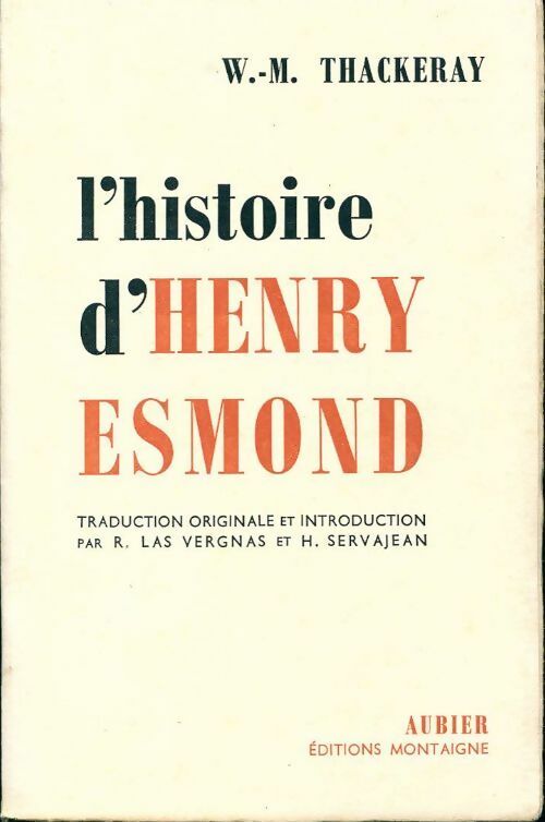 Livrenpoche : Henry Esmond - William Makepeace Thackeray - Livre