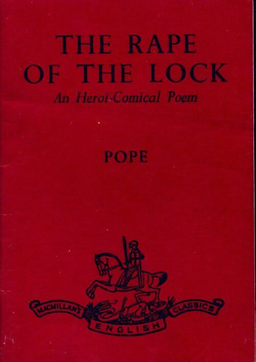 Livrenpoche : The rape of the lock - Alexander Pope - Livre
