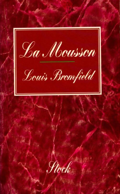 Livrenpoche : La mousson - Louis Bromfield - Livre