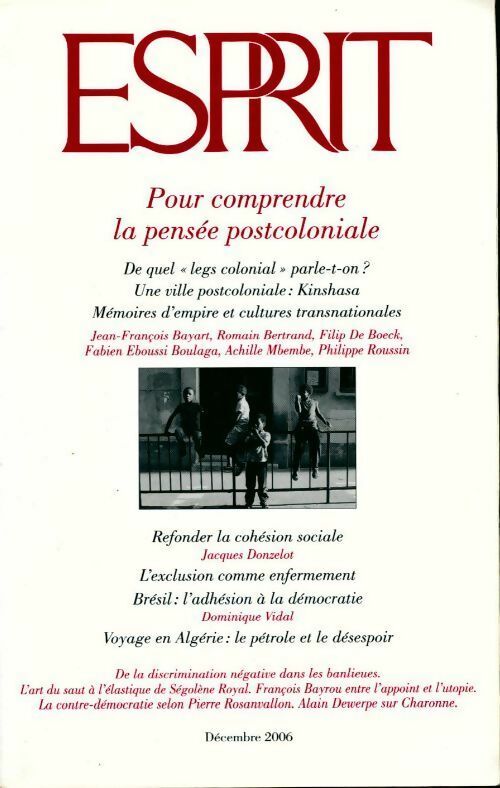 Livrenpoche : Pour comprendre la pensée postcoloniale - Collectif - Livre