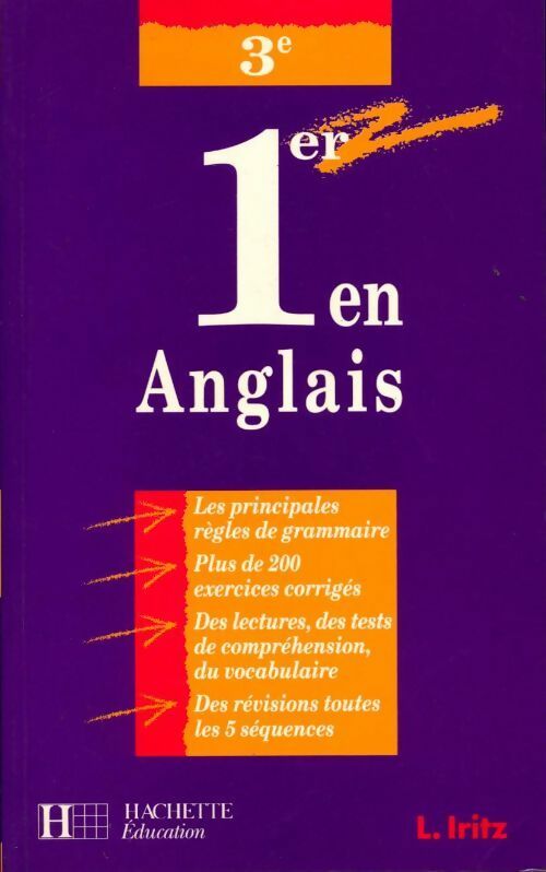 Livrenpoche : 1er en anglais 3e - L Iritz - Livre