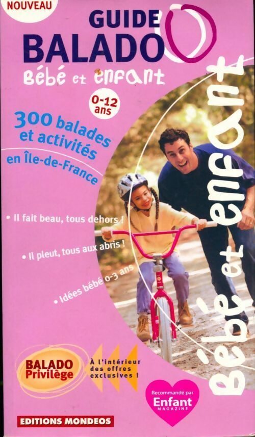 Guide Balado bébé et enfant Ile-de-France - Céline Baussay -  Guides Mondéos - Livre