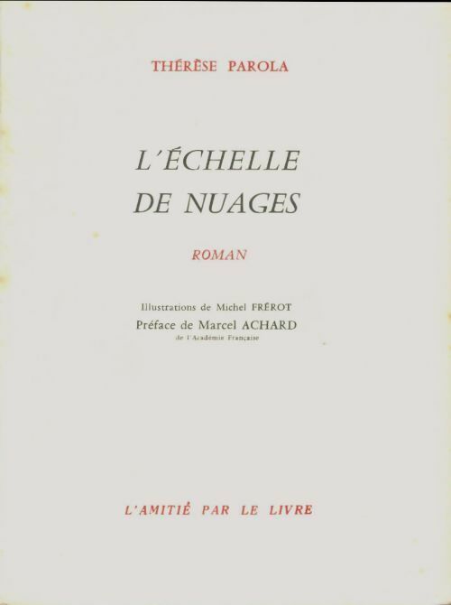 Livrenpoche : L'échelle de nuages - Thérèse Parola - Livre