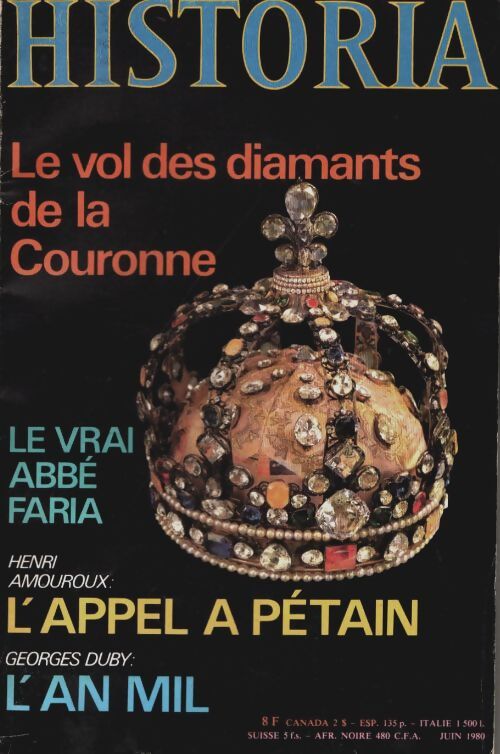 Livrenpoche : Historia n°403 : Le vol des diamants de la couronne - Collectif - Livre