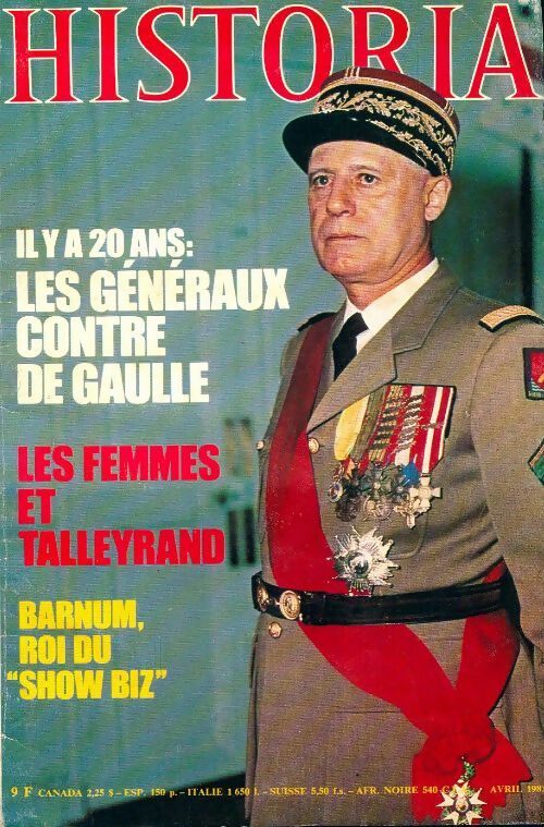 Livrenpoche : Historia n°413 : Il y a 20 ans : les généraux contre De Gaulle - Collectif - Livre